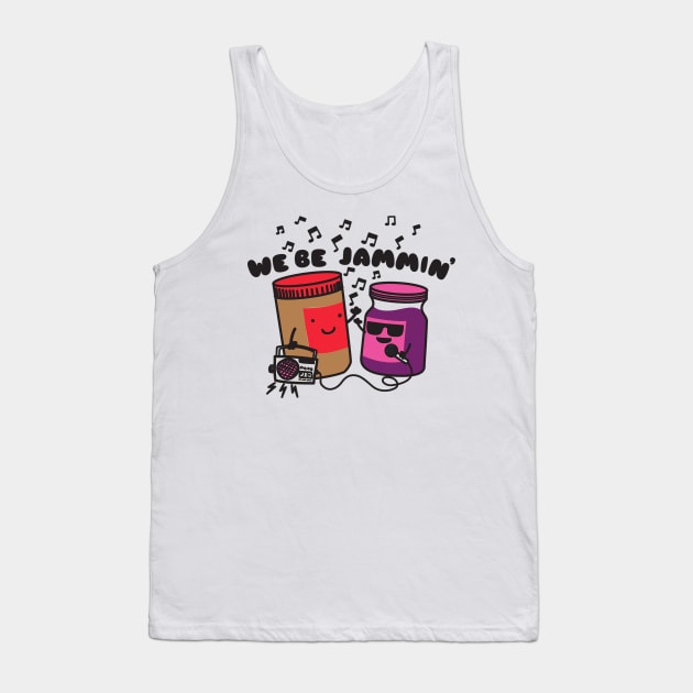 We Be Jammin' Tank Top by toddgoldmanart